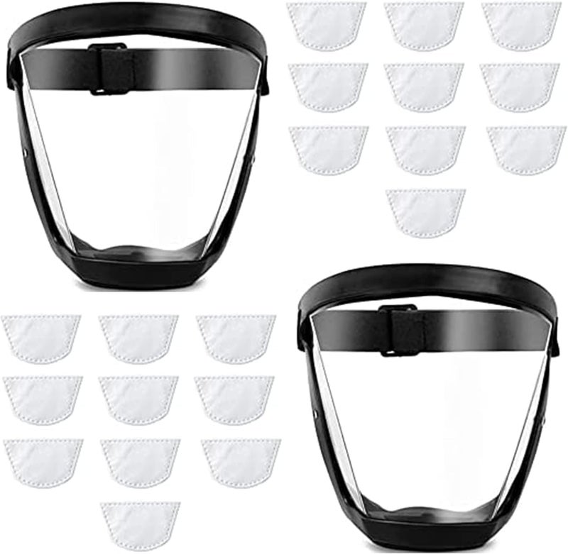 ascavs Face Shield for Grinding and Cutting Anti-fog Protective Full Face Shields High-Definition for Weed Whacking Safety Face Shield for Grinding and Dust Mask for Adults - Image 1
